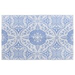 vidaXL Tapis d'extérieur Bleu azuré 190x290 cm PP