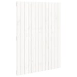 vidaXL Tête de lit murale Blanc 82 5x3x110 cm Bois massif de pin