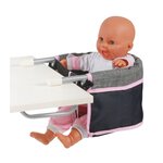 Bayer Chic 2000 735-26 - Siège de table de poupée  Mélange anthracite - bleu foncé - rose