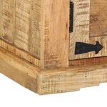 vidaXL Buffet 55x35x70 cm Bois massif Mangue brut