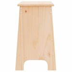 vidaXL Banc d'entrée 100x28x45 cm Bois massif Pin