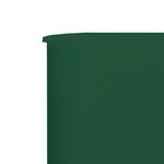 Vidaxl paravent 6 panneaux tissu 800 x 160 cm vert