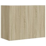 vidaXL Armoire murale chêne sonoma 75x35x60 cm bois d'ingénierie
