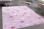 Tapis enfant Etoile 100 x 150 cm - Rose