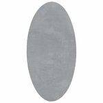 vidaXL Tapis HUARTE Gris 150 x 80 cm 100  Polyester