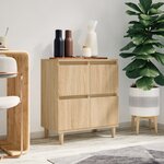 vidaXL Buffet Chêne sonoma 60x35x70 cm Bois d'ingénierie