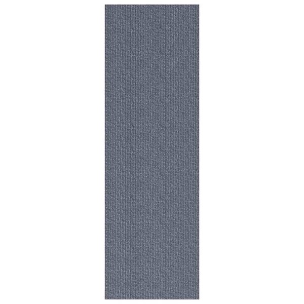 vidaXL Tapis Couloir Gris clair 100 x 300 cm tissu