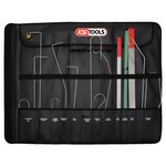 KS TOOLS Jeu d'outils pour ouvrir les portières 16 pièces