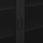 vidaXL Armoire de rangement Noir 80x35x101 5 cm Acier