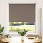 vidaXL Store enrouleur occultant café 90x150cm largeur du tissu 85 7cm
