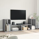 vidaXL Meubles TV 2 Pièces sonoma gris 75x30x50 cm bois d'ingénierie