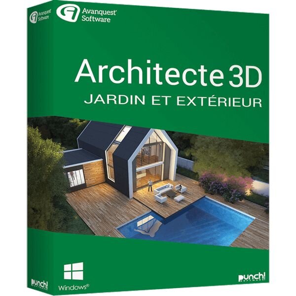 Architecte 3d jardin et extérieur - licence perpétuelle - 1 poste - a télécharger