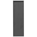 vidaXL Armoires murales 2 Pièces Gris 30x30x100 cm Bois de pin massif