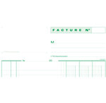 Manifold Factures avec mention TVA 29,7x21cm 50 feuillets dupli EXACOMPTA