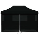 vidaXL Tente de fête Noir 279 x 410 x 315 cm Tissu Oxford
