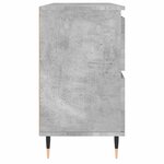 vidaXL Armoire salle de bain gris béton 80x33x60cm bois d'ingénierie