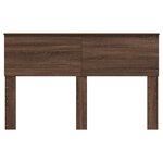 vidaXL Tête de lit Chêne brun 140 cm Bois d'ingénierie
