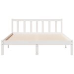 vidaXL Cadre de lit extra long sans matelas 160x220 cm bois massif pin