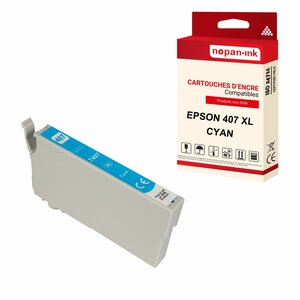 Nopan-ink - x1 cartouche epson 407 xl 407xl cyan compatible