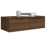 vidaXL Armoire murale Chêne marron 68x30x20 cm Bois d'ingénierie