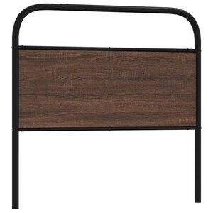 vidaXL Tête de lit chêne marron 90 cm acier et bois d'ingénierie
