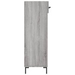 vidaXL Armoire à chaussures sonoma gris 60x35x105 cm bois d'ingénierie