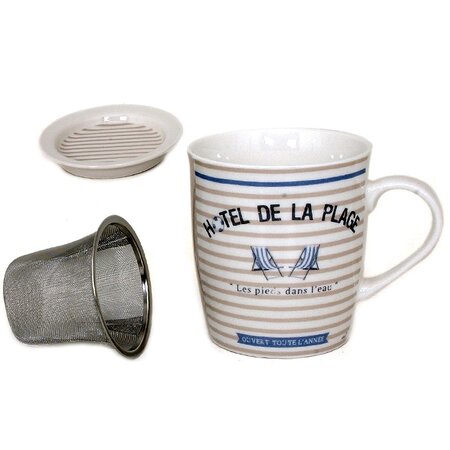 Mug cabourg avec infuseur pour le thé