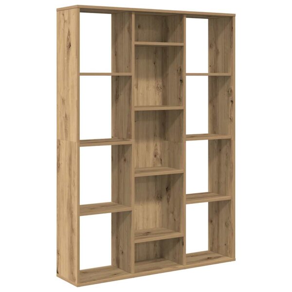 vidaXL Séparateur de pièce/Bibliothèque chêne artisanal 100x24x140 cm