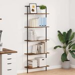 vidaXL Étagère Chêne fumé 60 x 24 x 168 cm Bois d'ingénierie