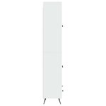 vidaXL Ensemble de Meubles 2 Pièces Blanc brillant Bois d'ingénierie