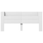 vidaXL Armoire tête de lit avec LED blanc 220x16 5x103 5 cm