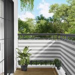 vidaXL Écran de balcon 75 x 300 cm Oxford alu enduit de PU