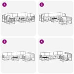 vidaXL Ensemble de canapés d'extérieur 10 pc Gris Naturel et Clair