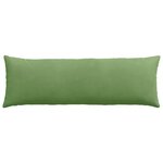 vidaXL Coussins de canapé 2 Pièces Vert clair 120 x 40 cm