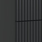 vidaXL Cabinet de chevet Noir 43 x 41 x 66 5 cm Bois d'ingénierie