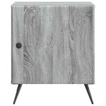 vidaXL Cabinet de chevet 2 Pièces Sonoma gris 43 x 34 5 x 50 cm
