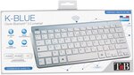 Clavier sans fil Bluetooth T'nB K-Blue (Argent/Blanc)