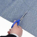 vidaXL Tapis de sol de camping bleu 3x2 5 m