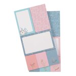 12 Blocs De Sticky Notes - Pastel  Floral - Draeger paris
