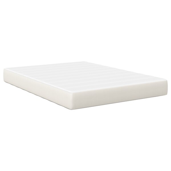 Matelas à ressorts ensachés vidaXL Crème Medium 160x200x20 cm Tissu