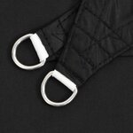 vidaXL Voile de parasol tissu oxford carré 4x4 m noir