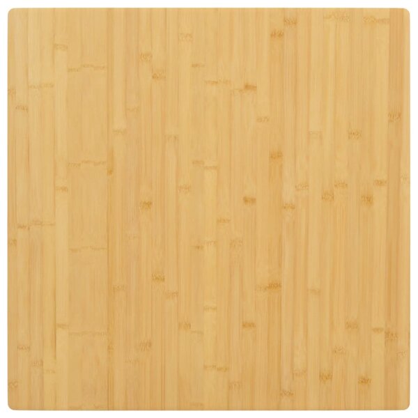 vidaXL Dessus de table 70x70x2 5 cm bambou