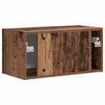 vidaXL Meuble TV mural Bois Ancien 60 x 31 x 29.5 cm Bois d'ingénierie