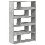 vidaXL Cloison de séparation gris béton bois d'ingénierie