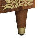 vidaXL Buffet Marron miel Bois d'acacia massif 60 x 33 x 75 cm Buffet