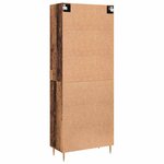 vidaXL Haut Armoire Bois ancien 69 5 x 34 x 180 cm Bois d'ingénierie