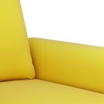 vidaXL Ensemble de canapés 4 Pièces avec coussins jaune velours