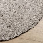 vidaXL Tapis shaggy PAMPLONA poils longs moderne beige Ø 100 cm