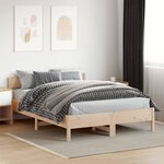 vidaXL Cadre de lit sans matelas 150x200 cm bois de pin massif