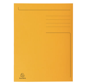 Chemise Imprimée 3 Rabats Forever® 280gm2 - Folio - Orange - X 50 - Exacompta